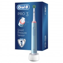 Braun Oral-B Электрическая зубная щетка Pro 3 (3000)/D505.513.3 Голубая 3 режима тип 3772 арт.:Б0052954