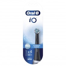 Braun Oral-B Насадки для зубной щетки iO Ultimate Clean Black черные 4 шт. для электрических щеток iO арт.:Б0069184