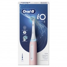 Braun Oral-B Электрическая зубная щетка iO S3/iOG3 Pink с насадками 4шт арт.:Б0070209