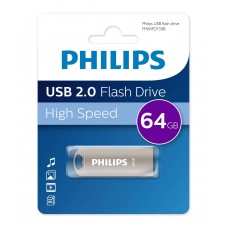 Флеш накопитель 64GB PHILIPS IRON 2.0 64GB, USB 2.0 арт.:FM64FD150B/97
