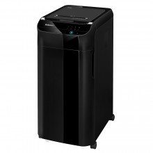 Fellowes® Шредер AutoMax® 450C автоподача, DIN P-4, 4х38мм, 450 лстов., 68 лтр., Smart Lock, скрепки, скобы, карты, CD. арт.:100135793