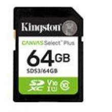 Kingston Technology Флеш карта SD 64GB Kingston SDXC Class 10 UHS-I U1 V10 Canvas Select Plus 100Mb/s арт.:SDS3/64GB