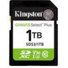 Kingston Technology Флеш карта SD 1TB Kingston SDXC Class 10 UHS-I U3 V30 Canvas Select Plus 150Mb/s арт.:SDS3/1TB