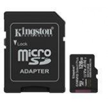 Kingston Technology Флеш карта microSD 128GB Kingston microSDXC Class 10 UHS-I U1 A1 V 10 Select Plus (SD адаптер) 150MB/s арт.:SDCS3/128GB