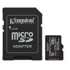 Kingston Technology Флеш карта microSD 128GB Kingston microSDXC Class 10 UHS-I U1 A1 V 10 Select Plus (SD адаптер) 150MB/s арт.:SDCS3/128GB