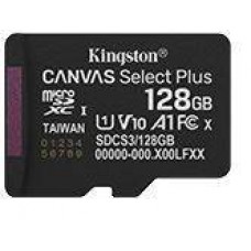 Kingston Technology Флеш карта microSD 128GB Kingston microSDXC Class 10 UHS-I U1 A1 V10 Select Plus 150MB/s арт.:SDCS3/128GBSP