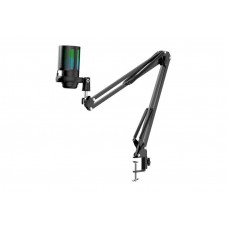 Defender Игровой стрим микрофон Space GMC 550 USB, RGB, стойка, провод 1.8 м арт.:64655