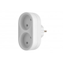 Defender Тройник TA-02 2 розетки, белый арт.:99106