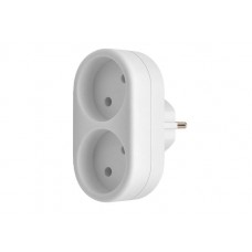 Defender Тройник TA-02 2 розетки, белый арт.:99106