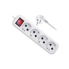 Defender Удлинитель с заземлением L340 16 А, 5 м, заземление, выключатель арт.:99363