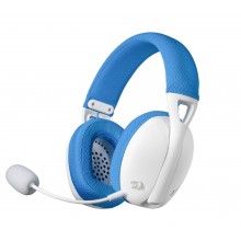 DEFENDER Redragon Беспроводная гарнитура Ire Pro (BT,2.4G)/проводной,белый/син арт.:71539