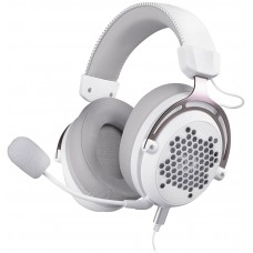 DEFENDER Redragon Игровая гарнитура Diomedes USB, звук 7.1, легкий, белые арт.:71911