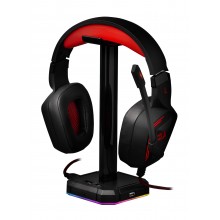 DEFENDER Redragon Подставка для наушников Scepter Pro 4 порта USB, подстветка арт.:77595