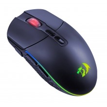 DEFENDER Redragon Игровая мышь беспроводная Invader Pro чер,RGB,9кн,2.4G,10000dpi арт.:71845