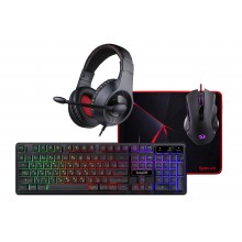 DEFENDER Redragon Игровой набор S137 RU,мышь+клавиатура+ковер+науш арт.:72335 DEFENDER Redragon Игровой набор S137 RU,мышь+клавиатура+ковер+науш арт.:72335