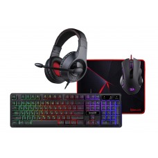 DEFENDER Redragon Игровой набор S137 RU,мышь+клавиатура+ковер+науш арт.:72335 DEFENDER Redragon Игровой набор S137 RU,мышь+клавиатура+ковер+науш арт.:72335
