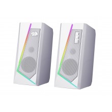DEFENDER Redragon Акустическая 2.0 система Anvil белый,5 Вт,RGB,USB+3.5мм арт.:71775