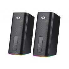DEFENDER Redragon Акустическая 2.0 система Connie черный,20 Вт,RGB,AUX+BT арт.:71987