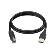 Defender Кабель USB 2.0 (AM) - USB 2.0 (BM), 30AWG, никель, для периферийных устройств (принтеры и другие), чёрный, 3м. арт.:87012