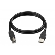 Defender Кабель USB 2.0 (AM) - USB 2.0 (BM), 30AWG, никель, для периферийных устройств (принтеры и другие), чёрный, 5м. арт.:87013