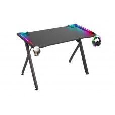 Defender Игровой компьютерный стол Gamer RGB,подвес круж+гарн.,черн,120 арт.:64330