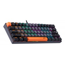 Defender Механическая клавиатура Apex GK-002 RU,3цв/серый,радуж,61к,крас.св арт.:45002