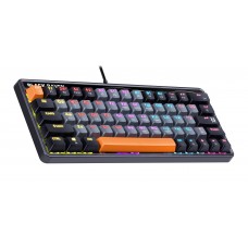 Defender Механическая клавиатура Black Raven GK-417 RU,3цвета,радужная,63кн,серый арт.:45413