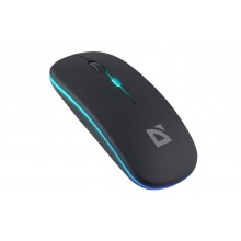 Defender Беспроводная оптическая мышь Coda MB-261 черн,2.4ГГц+BT,радужн,300мАч арт.:52261