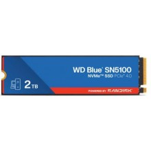 Western Digital Твердотельный диск 2TB WD Blue SN5100, NVMe, M.2 2280, PCI-E 4x4 [R/W - 7100/6700 MB/s] арт.:WDS200T5B0E