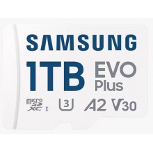 Флеш карта microSD 1TB SAMSUNG EVO PLUS microSDXC Class 10, UHS-I, (SD адаптер) 160MB/s арт.:MB-MC1T0SA/KR