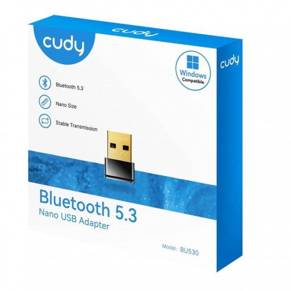 Cudy BU530 Сверхкомпактный USB-адаптер с поддержкой Bluetooth 5.3