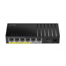 Cudy FS106P Коммутатор с 6 портами 10/100 Мбит/с и поддержкой PoE+ (36 Вт) Cudy FS106P Коммутатор с 6 портами 10/100 Мбит/с и поддержкой PoE+ (36 Вт)