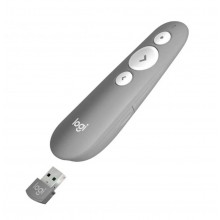 Logitech Презентер R500, беспроводной со встроенной лазерной указкой, USB, Bluetooth/радио, 20 м. арт.:910-006520