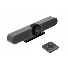 Logitech Веб-камера MeetUp, Ultra HD 4K, 3840 х 2160, 30 кад/сек, 8 Мп, 120°, шумоподавление, USB 3.0, кабель 5м, черный арт.:960-001102