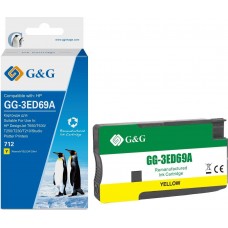 Картридж струйный G&G, HP 3ED69A желтый 29ml с чипом арт.:GG-3ED69A