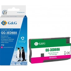 Картридж струйный G&G, HP 3ED68A пурпурный 29ml с чипом арт.:GG-3ED68A