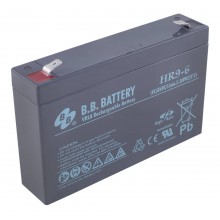 Аккумуляторная батарея B.B. Battery HR 9-6 (6В 9Ач ДхШхВ 151x34x94 мм, масса 1,4 кг) клеммы F2