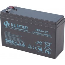 Аккумуляторная батарея B.B. Battery HR 6-12 (12В 6Ач ДхШхВ 151х51х94 мм, масса 2,1 кг) клеммы F2 арт.:HR 6-12 BB