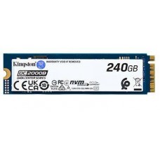 Kingston Technology Твердотельный диск 240GB Kingston DC2000B M.2, NVMe,PCI-E 4.0 x4 [R/W - 4500/400 MB/s] 175 TBW with Heatsink арт.:SEDC2000BM8/240G