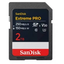 Флеш карта SD 2TB SanDisk SDHC 10 UHS-I A2 C10 V30 U3 Extreme Pro 250MB/s арт.:SDSDXXD-2T00-GN4IN Флеш карта SD 2TB SanDisk SDHC 10 UHS-I A2 C10 V30 U3 Extreme Pro 250MB/s арт.:SDSDXXD-2T00-GN4IN
