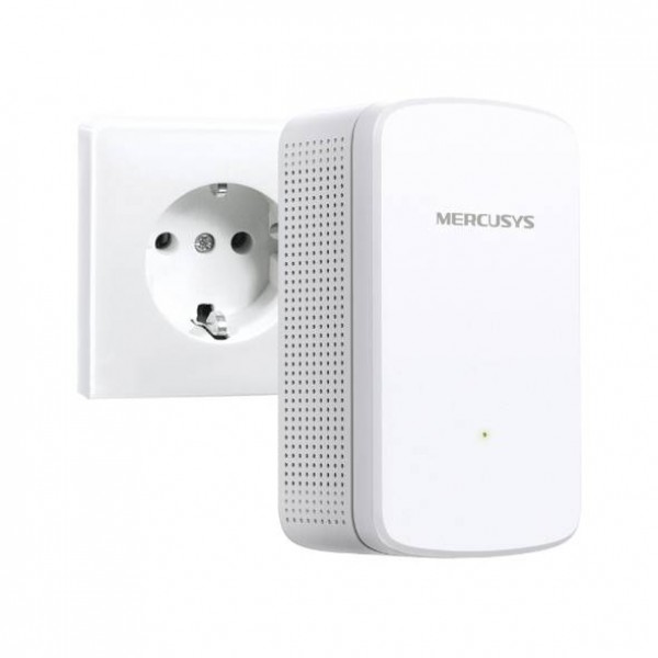 Mercusys ME10 Усилитель Wi-Fi сигнала N300, до 300 Мбит/с на 2,4 ГГц, 1х100 Мбит/с, подключение к настенной розетке