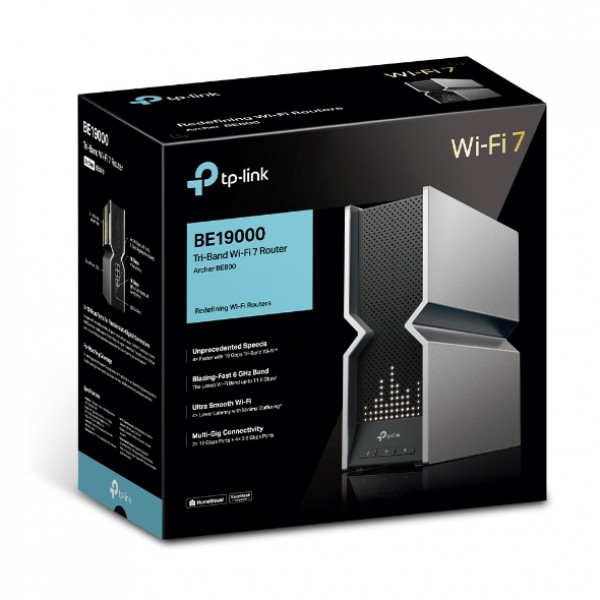 TP-Link Archer BE800 Трехдиапазонный маршрутизатор Wi-Fi 7 BE19000