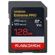 Флеш карта SD 128GB SanDisk SDXC Class 10 UHS-I U3 V30 Extreme PRO 250MB/s арт.:SDSDXXJ-128G-GSCIN Флеш карта SD 128GB SanDisk SDXC Class 10 UHS-I U3 V30 Extreme PRO 250MB/s арт.:SDSDXXJ-128G-GSCIN