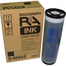 Краска RISO RA/RC Black (1000мл) (o) ( ПРОДАВАТЬ КРАТНО ДВУМ ШТУКАМ!!!) арт.:S-569E/AH/AE