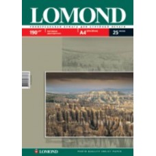 Фотобумага LOMOND Двусторонняя Матовая/Матовая A4/190/25л. арт.:0102036
