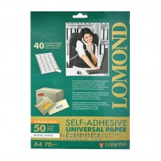 Самоклеящаяся бумага LOMOND универсальная для этикеток, A4, 16 делен. (105 x 37 мм), 70 г/м2, 50 листов арт.:2100125 Самоклеящаяся бумага LOMOND универсальная для этикеток, A4, 16 делен. (105 x 37 мм), 70 г/м2, 50 листов арт.:2100125
