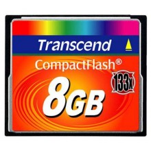 Флеш карта CF 8GB Transcend, 133X арт.:TS8GCF133