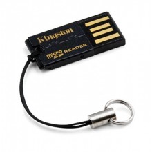 Kingston Technology Устройство чтения/записи флеш карт Kingston G2 Reader, microSD/microSDHC, USB 2.0 арт.:FCR-MRG2