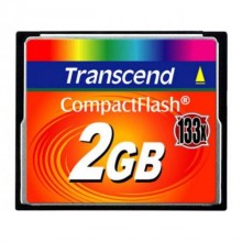 Флеш карта CF 2GB Transcend, 133X арт.:TS2GCF133