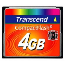 Флеш карта CF 4GB Transcend, 133X арт.:TS4GCF133